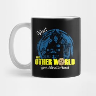 Visit The Otherworld Retro Vintage Horror Scary Movie Poster Mug